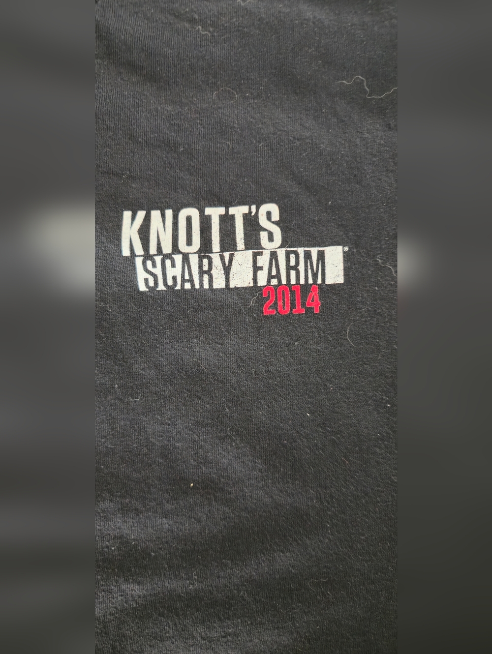Elvira Knott’s Scary Farm 2014 Shirt Mens M Black Halloween Horror Graphic Tee - Picture 8 of 8